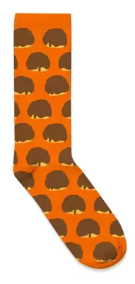 Bossche bollen sokken mt 41/45 - oranje Bossche bollen sokken mt 41/45 - oranje
