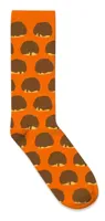 Bossche bollen sokken mt 41/45 - oranje - thumbnail