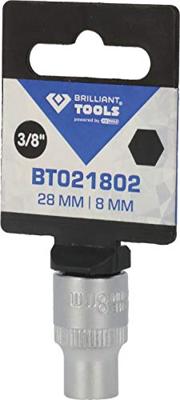 Brilliant Tools BT021802 BT021802 Verwisselbare kop 8 mm Brilliant Tools BT021802 BT021802 Verwisselbare kop 8 mm