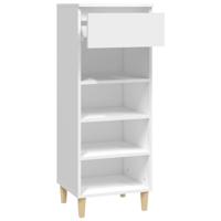 VidaXL Schoenenkast 40x36x105 cm bewerkt hout wit - thumbnail