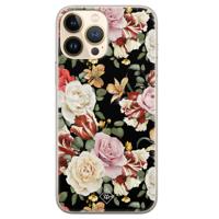 iPhone 13 Pro Max siliconen hoesje - Flowerpower - thumbnail
