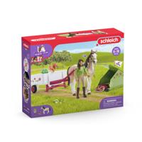 Schleich horse club sarah's kampeeruitstapje 42533 - thumbnail