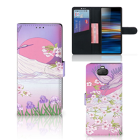 Sony Xperia 10 Plus Telefoonhoesje met Pasjes Bird Flying - thumbnail