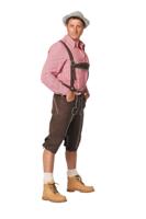 Tirolerhose de luxe bruin - thumbnail