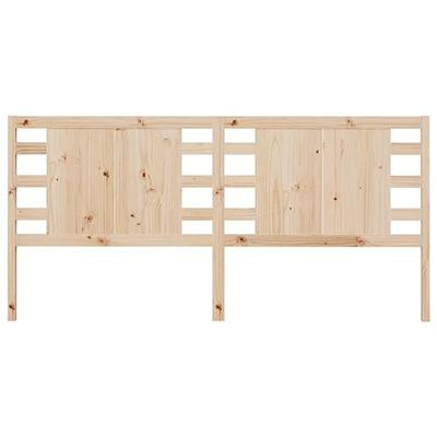 Hoofdbord 206x4x100 cm massief grenenhout
