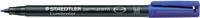 Staedtler Lumocolor permanent M DRY SAFE 317-3 Permanent marker Blauw Watervast: Ja - thumbnail