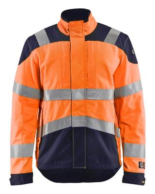 Blåkläder Multinorm inherent jack 40891513 | High-Vis Oranje/Marineblauw | Maat M - 7330509720325