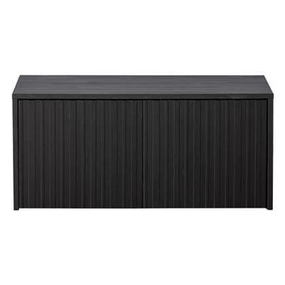 Kistbank Gravure New Grenen Zwart