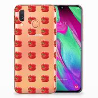 Samsung Galaxy A40 | Siliconen Case | Paprika Red - thumbnail