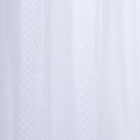Differnz Dots douchegordijn waterdicht 100% PEVA wit 180 x 200 cm - thumbnail