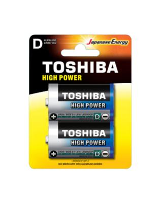Oplaadbare Batterijen Toshiba LR20GCP BP-2 1,5 V