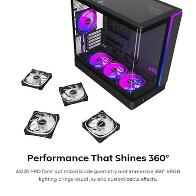 Montech king 15 pro midi tower behuizing (zwart | 2x usb-a | 1x usb-c | rgb | window)