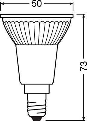 OSRAM HOMELIGHTING 4058075433168 LED-lamp Energielabel G (A - G) E14 Reflector 4.5 W = 50 W Warmwit (Ø x l) 50 mm x 71 mm 1 stuk(s)