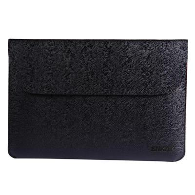 ENKAY dwarsdoorsnede ultralichte ultra-dunne PU leder Liner zak Computer tas beschermende lederen Case voor MacBook Air 13-inch/MacBook Pro 13-inch (z