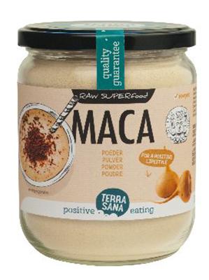 TerraSana Raw maca high energy poeder in glas bio 300 Gram TerraSana Raw maca high energy poeder in glas bio 300 Gram