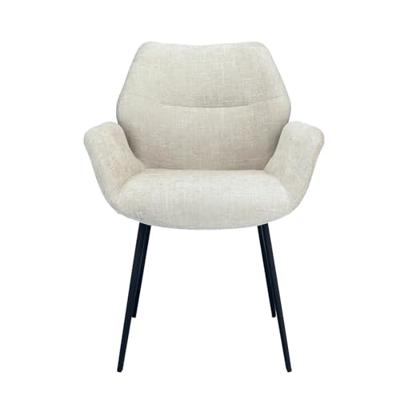 Eetkamerstoel Heesch - Beige - Textiel Eetkamerstoel Heesch - Beige - Textiel