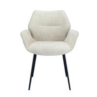 Eetkamerstoel Heesch - Beige - Textiel - thumbnail