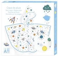 Regencape 5/7 jaar DJECO blauw - thumbnail