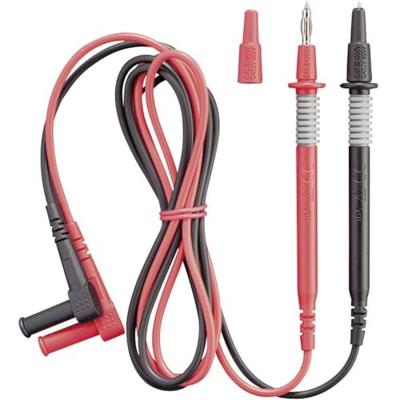 Benning 044145 Veiligheidsmeetsnoerenset Banaanstekker 4 mm Testpunt 1.00 m Zwart, Rood 1 stuk(s)
