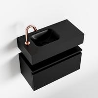 MONDIAZ ANDOR 60cm toiletmeubel urban. LEX 60cm wastafel urban links 1 kraangat - thumbnail