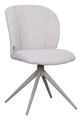 LABEL51 Eetkamerstoel Kimo - Naturel - Boucle - Taupe Frame