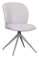 LABEL51 Eetkamerstoel Kimo - Naturel - Boucle - Taupe Frame - thumbnail