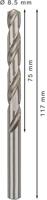 Bosch Accessories 2608595073 HSS Metaal-spiraalboor 8.5 mm Gezamenlijke lengte 117 mm Geslepen DIN 338 Cilinderschacht 5 stuk(s) - thumbnail