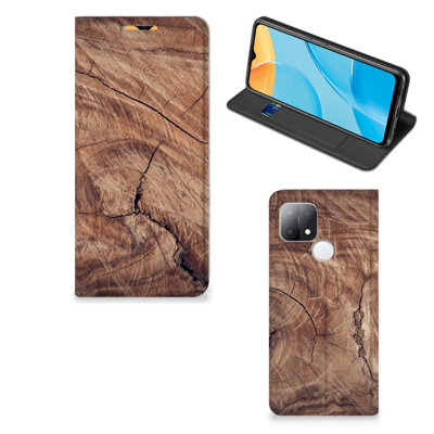 OPPO A15 Book | Wallet Case | Tree Trunk