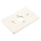 Enzo Montageplaat 2-voudig wit 4050720