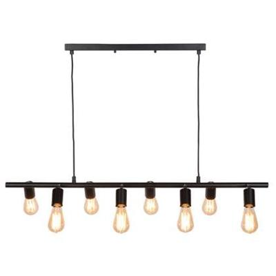 its about RoMi Hanglamp 'Miami' 8-lamps, kleur Zwart