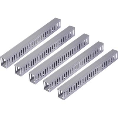 Sygonix SY-6801164 Kabelgoot (l x b x h) 2000 x 40 x 60 mm 5 stuk(s) Grijs