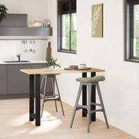Bartafelpoten 2 st 50x(90-91) cm staal zwart - thumbnail