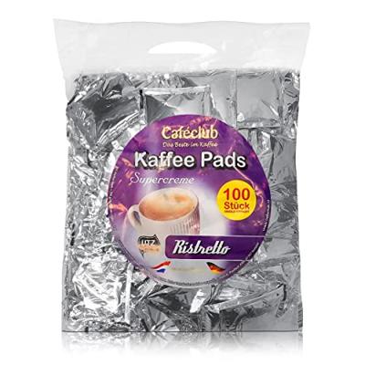 Caféclub - Supercreme Koffiepads Ristretto - 100 Pads