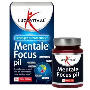Lucovitaal Mentale Focus Pil 20Tabletten