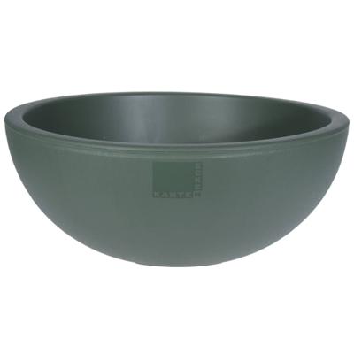 Bloempot Rond Dia40xH16cm Groen Bloempot Rond Dia40xH16cm Groen