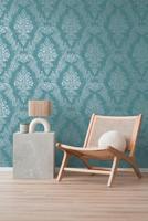 AS Creation Pure Elegance - Blauw - Barock - 397654 - thumbnail