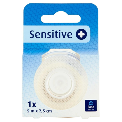 Sana First Aid Hechtpleister Sensitive 2,5cm Sana First Aid Hechtpleister Sensitive 2,5cm