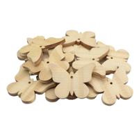 Grote Houten Vlinders, 20st. - thumbnail