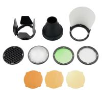 Godox S2 Bowens S-type beugel Speedlite houder compatibel met GODOX V1 ronde kop Speedlite serie Flash, AD200Pro, AD200, AD400Pro, GODOX V860II/TT685/TT350 serie (upgrade versie) - thumbnail