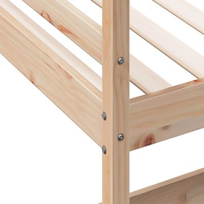 Hoogslaper met bureau massief grenenhout 75x190 cm - thumbnail