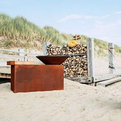 OFYR | Island Corten 85 | Teak Wood