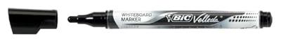 Whiteboardmarker Bic Velleda liquid rond medium zwart | 12 stuks