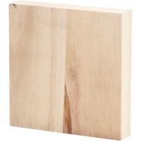 Knutselplank Creativ Company Ikoon 9.6x9.6x2cm hout | 12 stuks - thumbnail