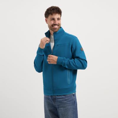 Travelin' mannen - Cardigan - Blauw - Maat
