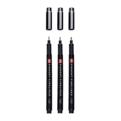 Talens • pigment fineliner set vet, 3 stuks