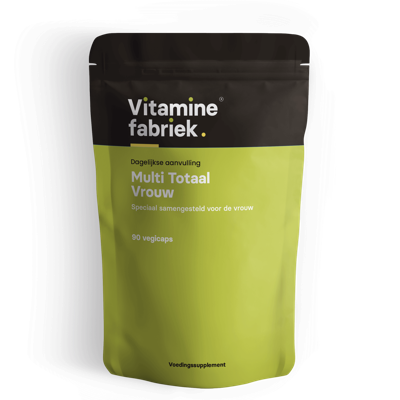 Multi Totaal Vrouw - 90 vegicaps - Vitaminefabriek.nl