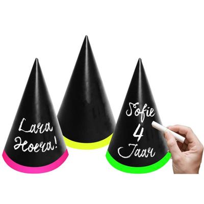 Folat BV Beschrijfbare feesthoedjes, 6st. Folat BV Beschrijfbare feesthoedjes, 6st.