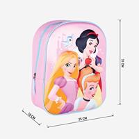 Disney princess 3D schooltas 31x25x10 cm - thumbnail