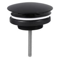 Wastafel Afvoerplug Differnz Always Open Large 10 cm Mat Zwart - thumbnail
