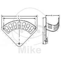 BUSCHiNG Slanghouder aluminum hose holder smal f.tube -15mm d - thumbnail